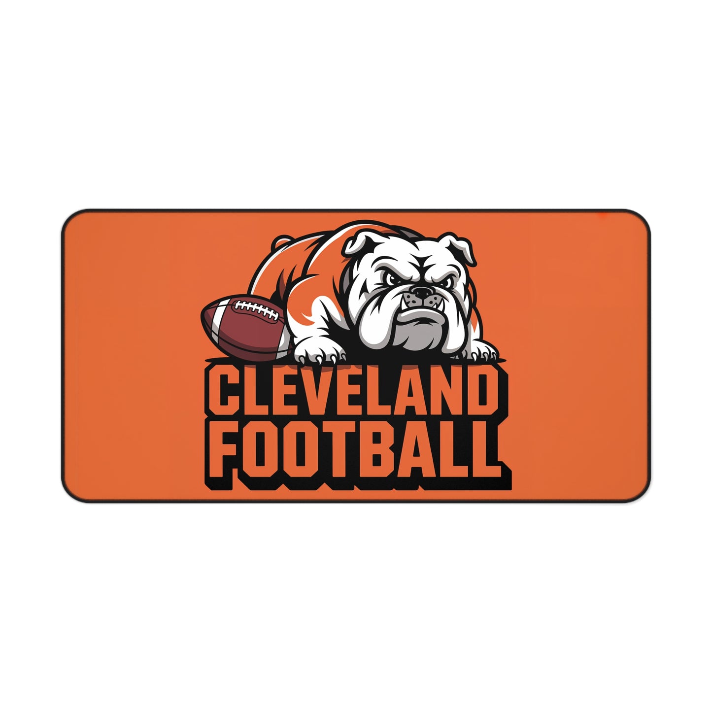 Cleveland Football High Definition Print Non Slip Desk Mat Office Home Mouse Pad Sports Fan Gift Ultra Smooth Surface Rubber Backing