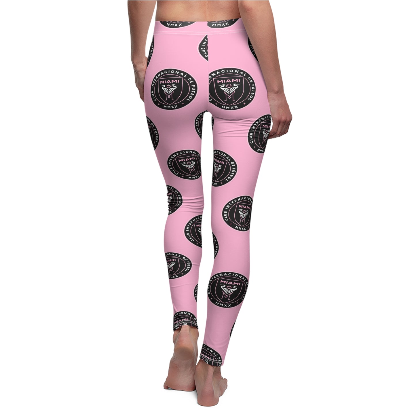 Inter Miami MLS soccer logo futbol Women's Casual Leggings