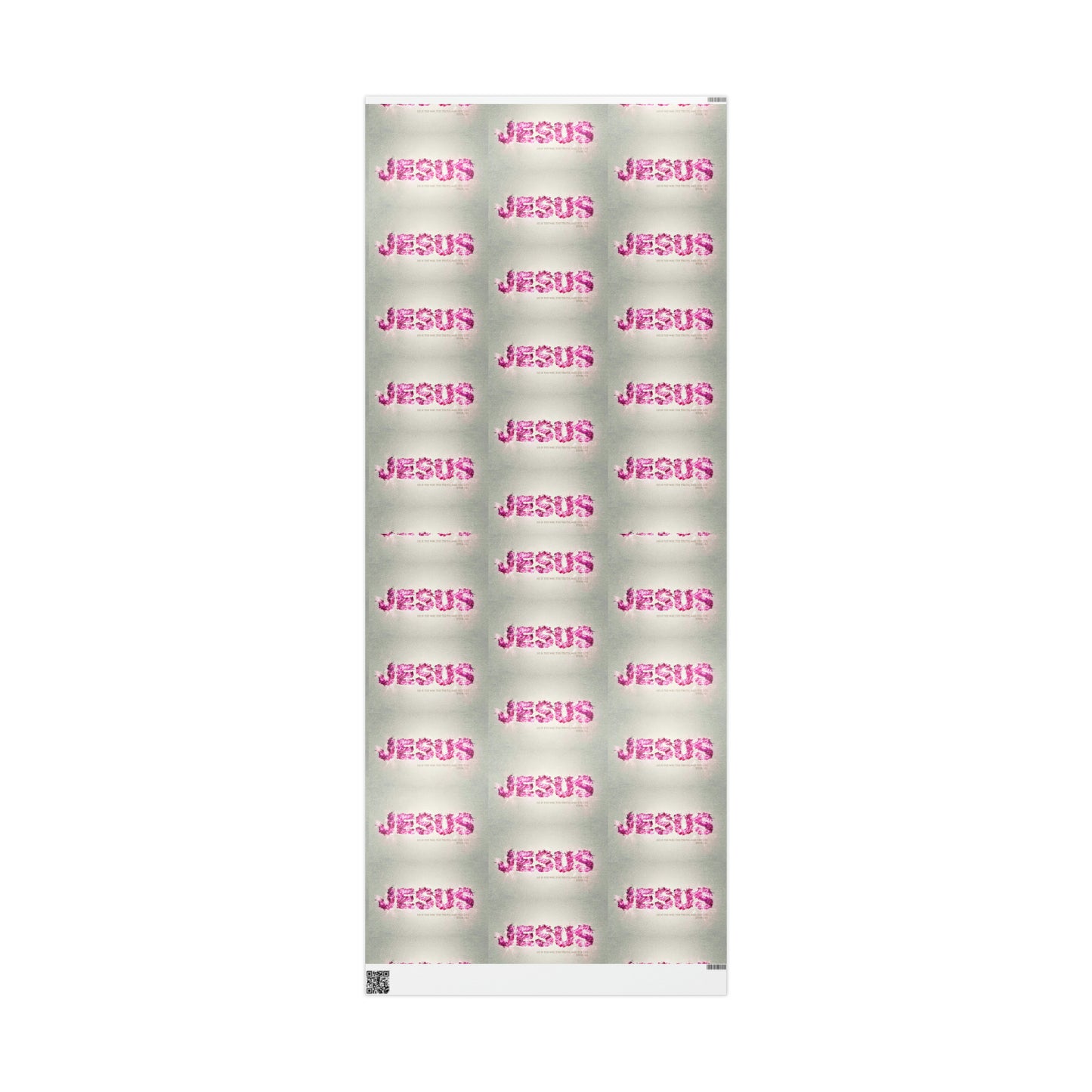 Jesus Pink Inspirational Religious Birthday Gift Present Holiday Wrapping Paper God