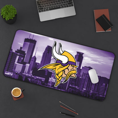 Minnesota Vikings Cityscape logo NFL Football High Definition Print PC Desk Mat Mousepad