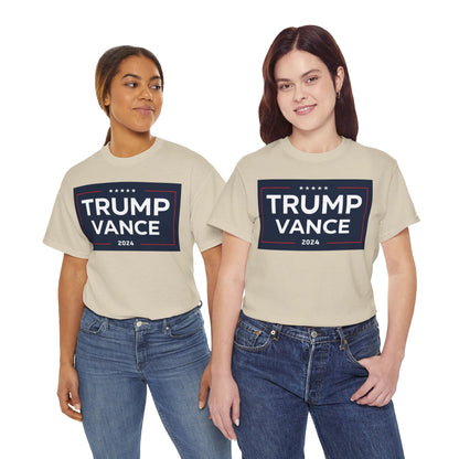 Trump Vance 24 MAGA Unisex Heavy Cotton Tee