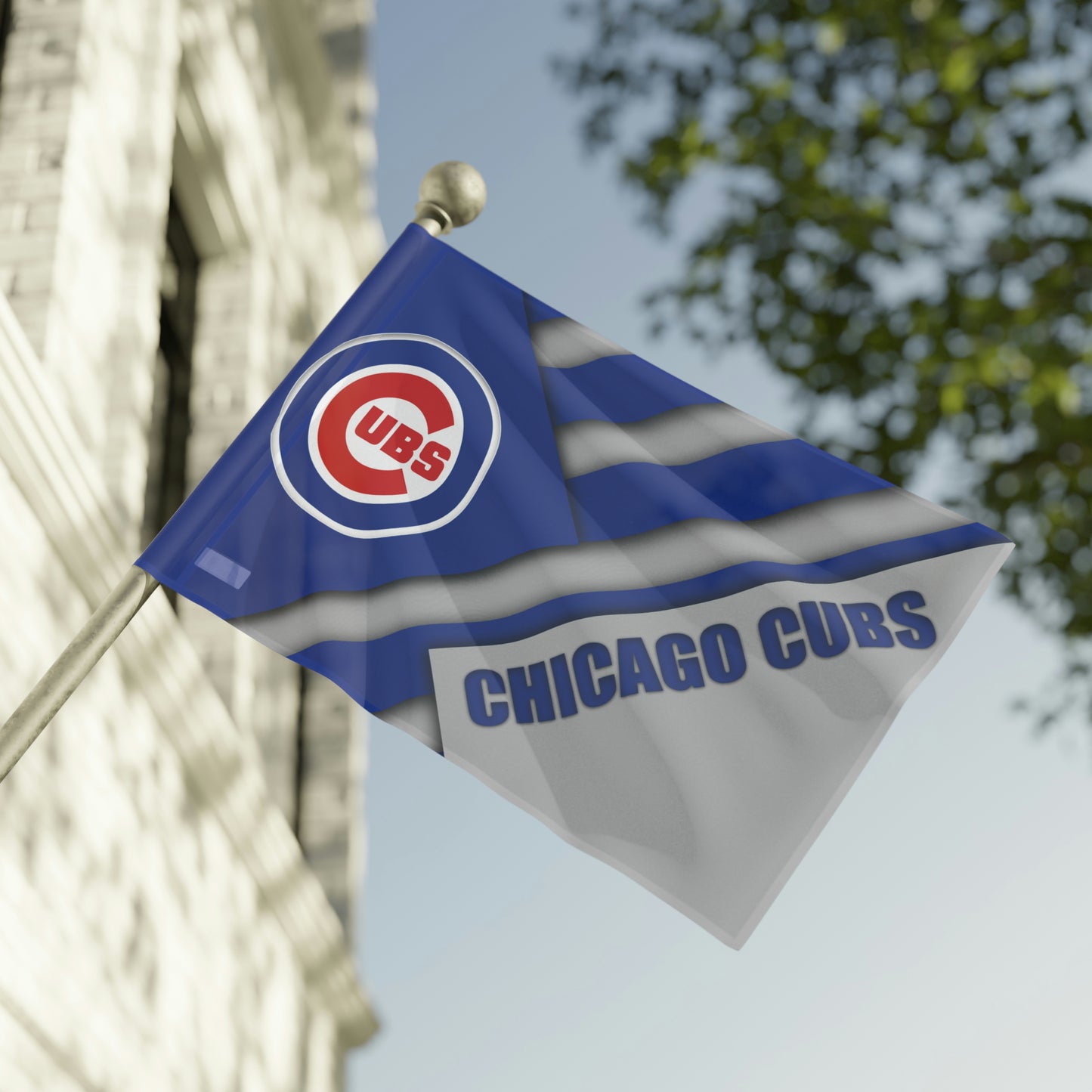 Chicago Cubs Baseball World Champions High Definition Print Flag MLB