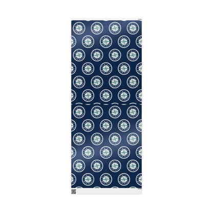 Seattle Mariners Baseball MLB Birthday Gift Wrapping Paper Holiday