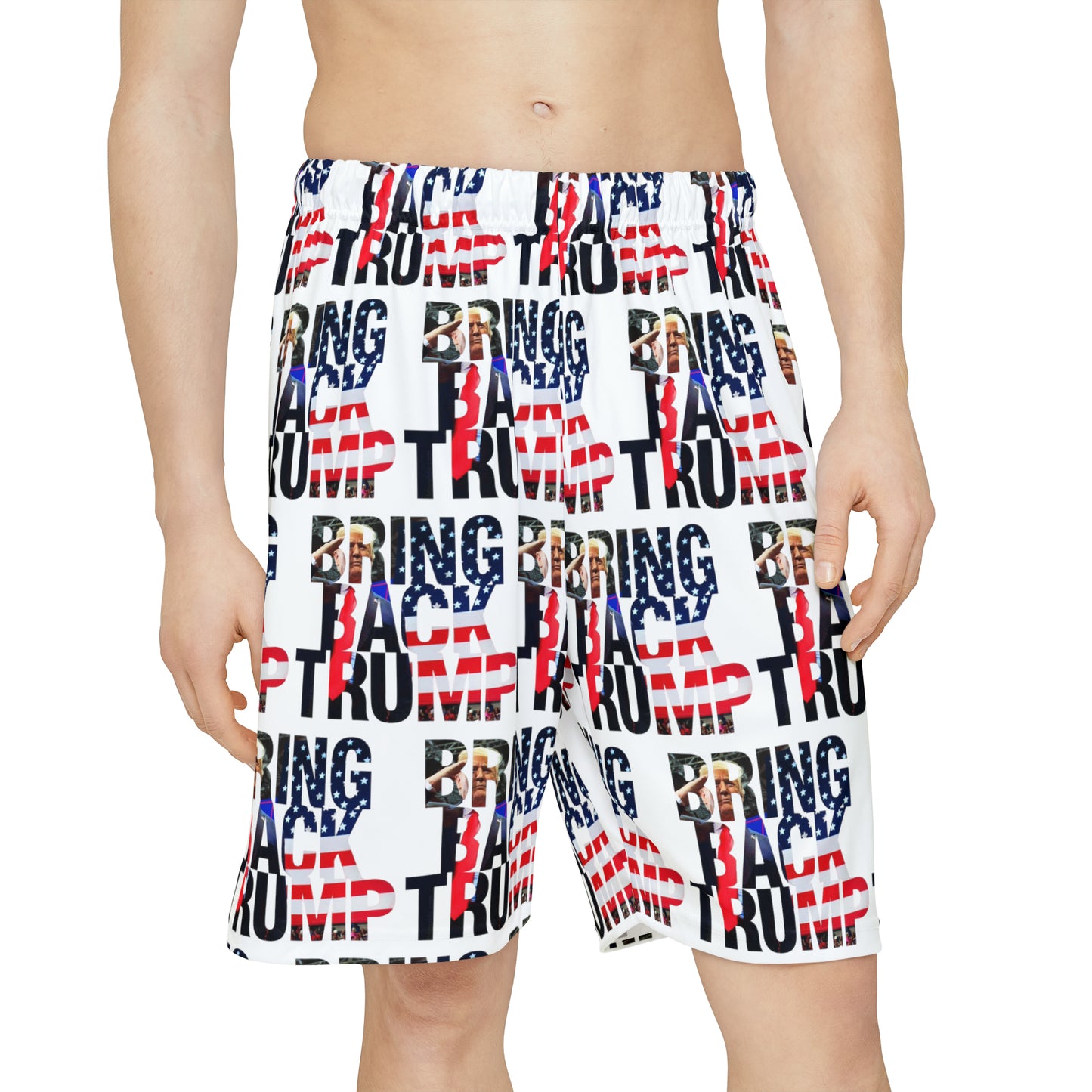 Bring Back Trump All over Print Men’s Sports Athletic Shorts