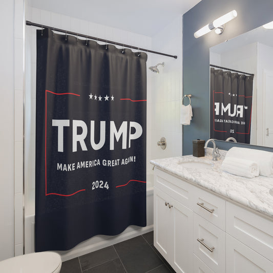 MAGAGA Store Original Trump Make America Great Again MAGA Polyester Shower Curtains