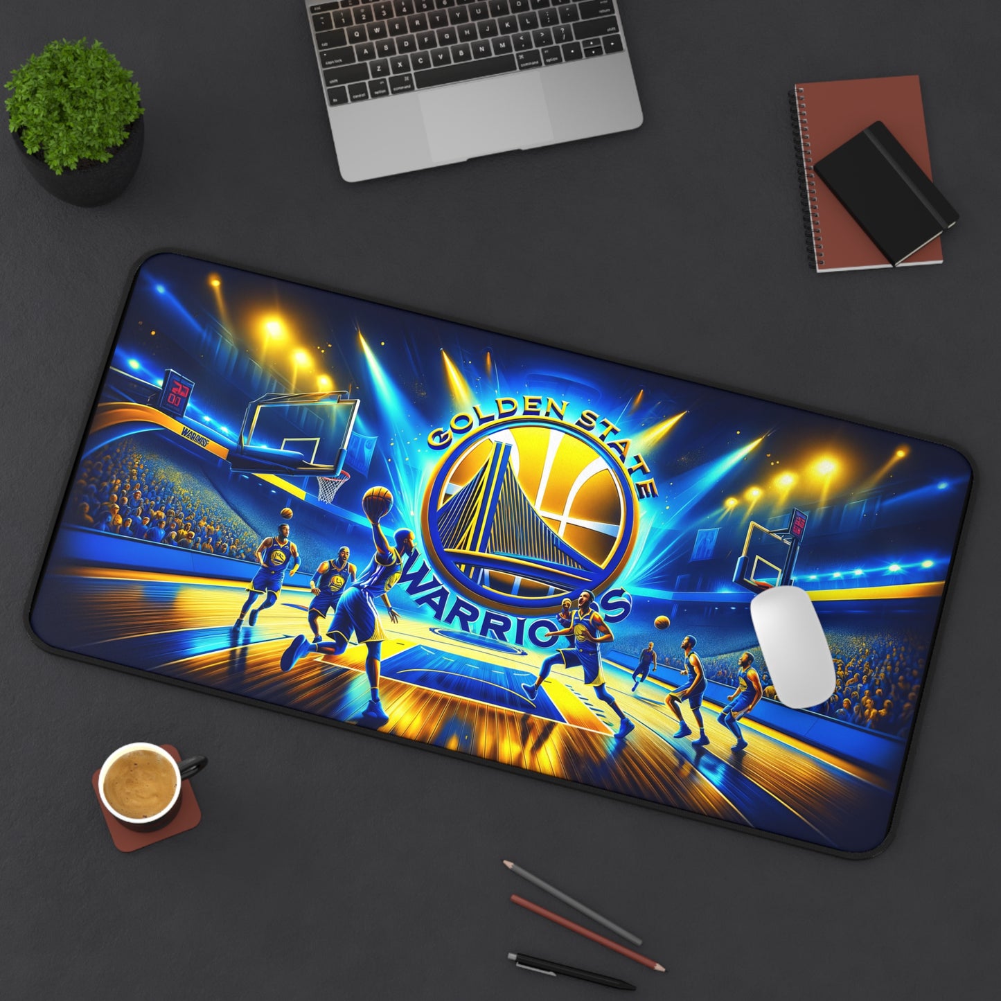 Golden State Warriors High Definition Desk Mat Curry Mousepad