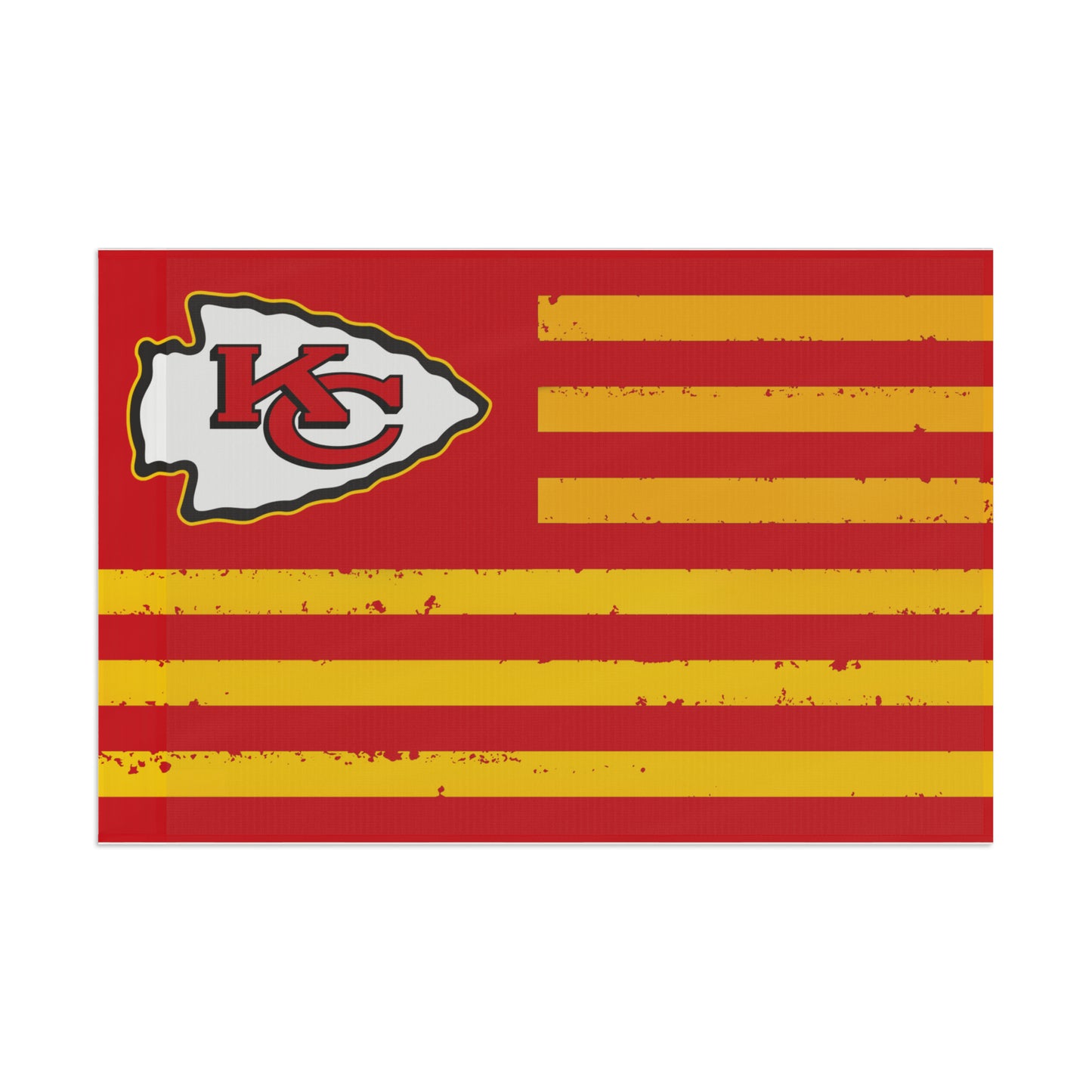 Kansas City Chiefs World Champions High Definition Print Flag Football