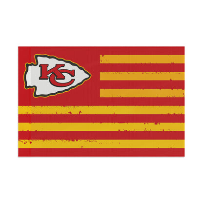 Kansas City Chiefs World Champions High Definition Print Flag Football