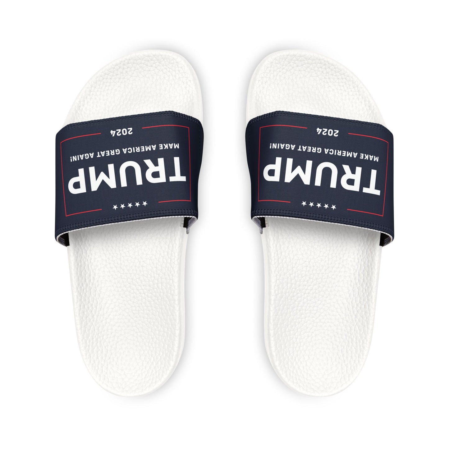 Women's Trump Make America Great Again Comfy PU Slide Sandals