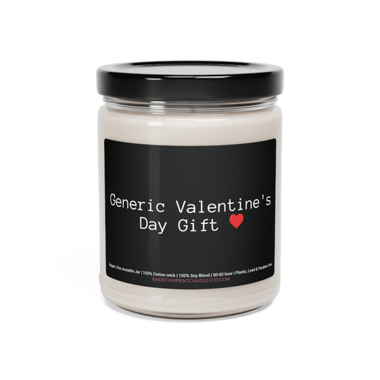 The Original Generic Valentine's Day Gift Scented Soy Candle 9oz Funny Gag