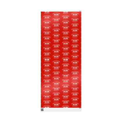 Detroit Red Wings Hockey Birthday Gift Wrapping Paper football Holiday