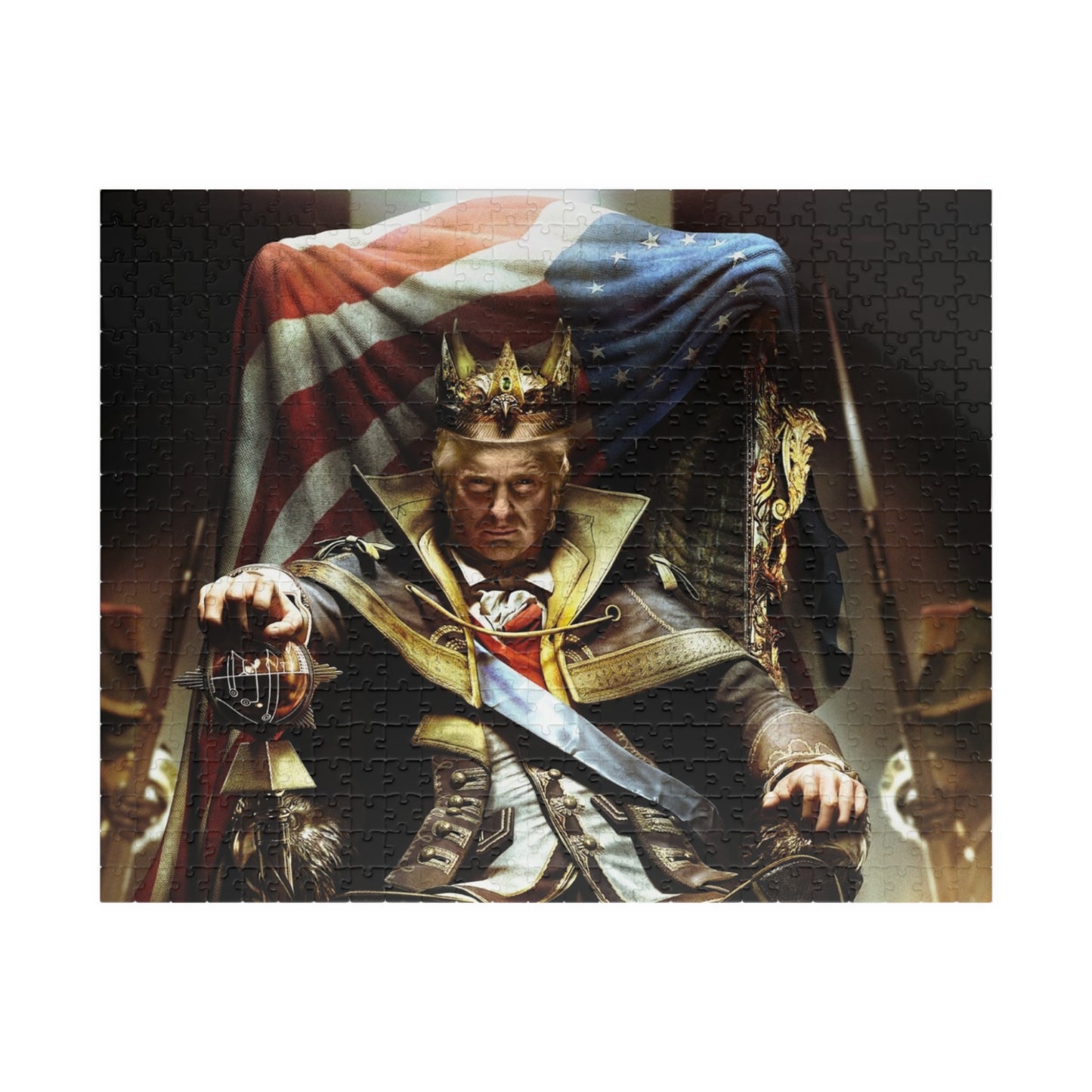 Trump King Emperor chipboard High-Definition Printed Puzzle (252, 520, 1014-piece)