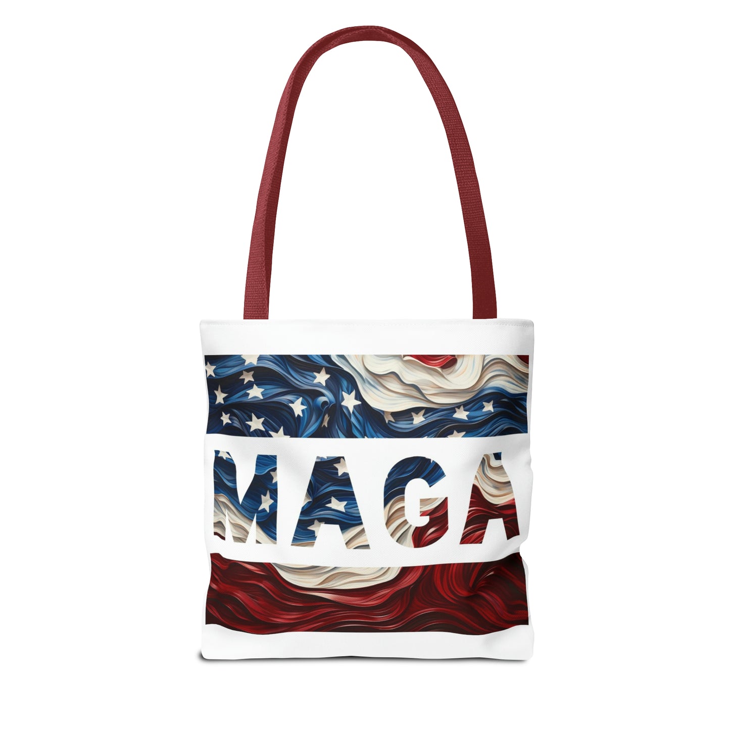 MAGA Red White and Blue Trump Rally Heavy Duty Tote Bag