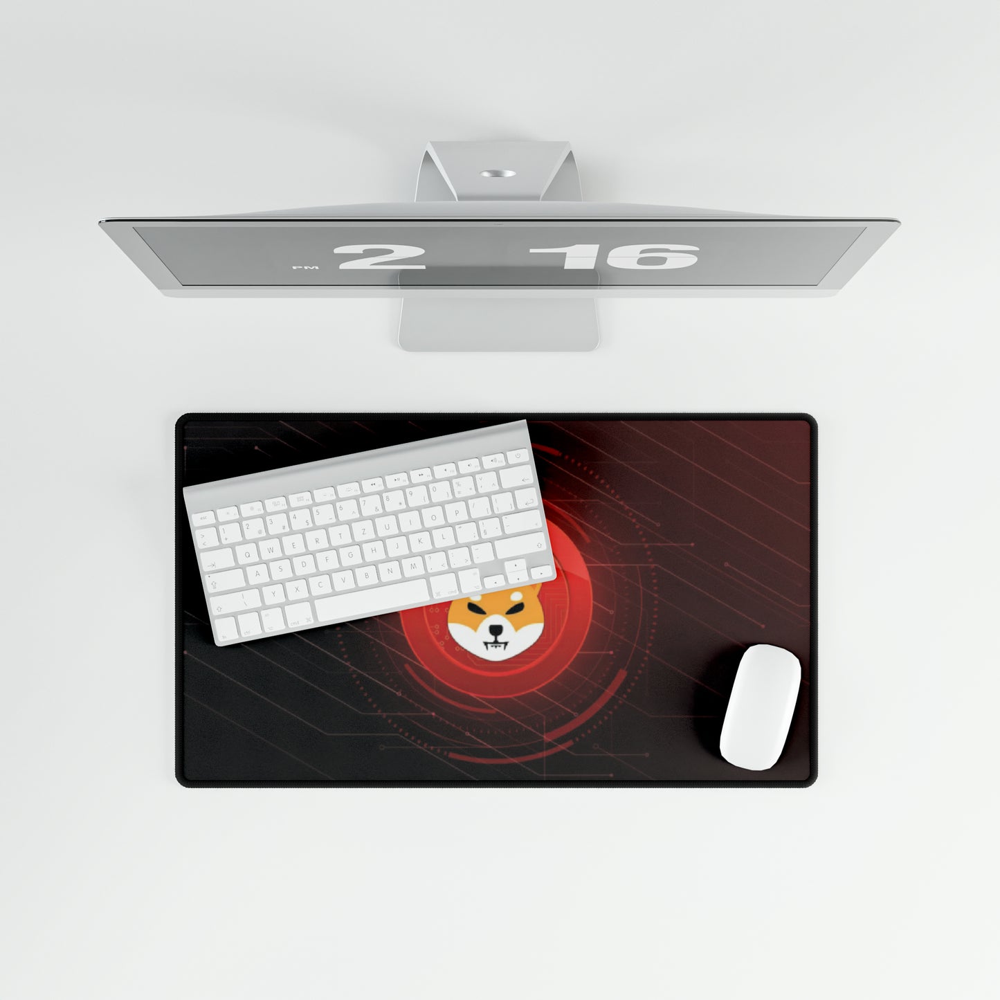 Shiba Inu Coin Cryptocurrency WOW High Definition Desk Mat Mousepad