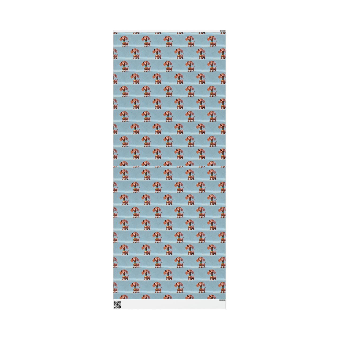 Cute Cartoon Dachshund Weiner Dog Birthday Gift Present Holiday Wrapping Paper