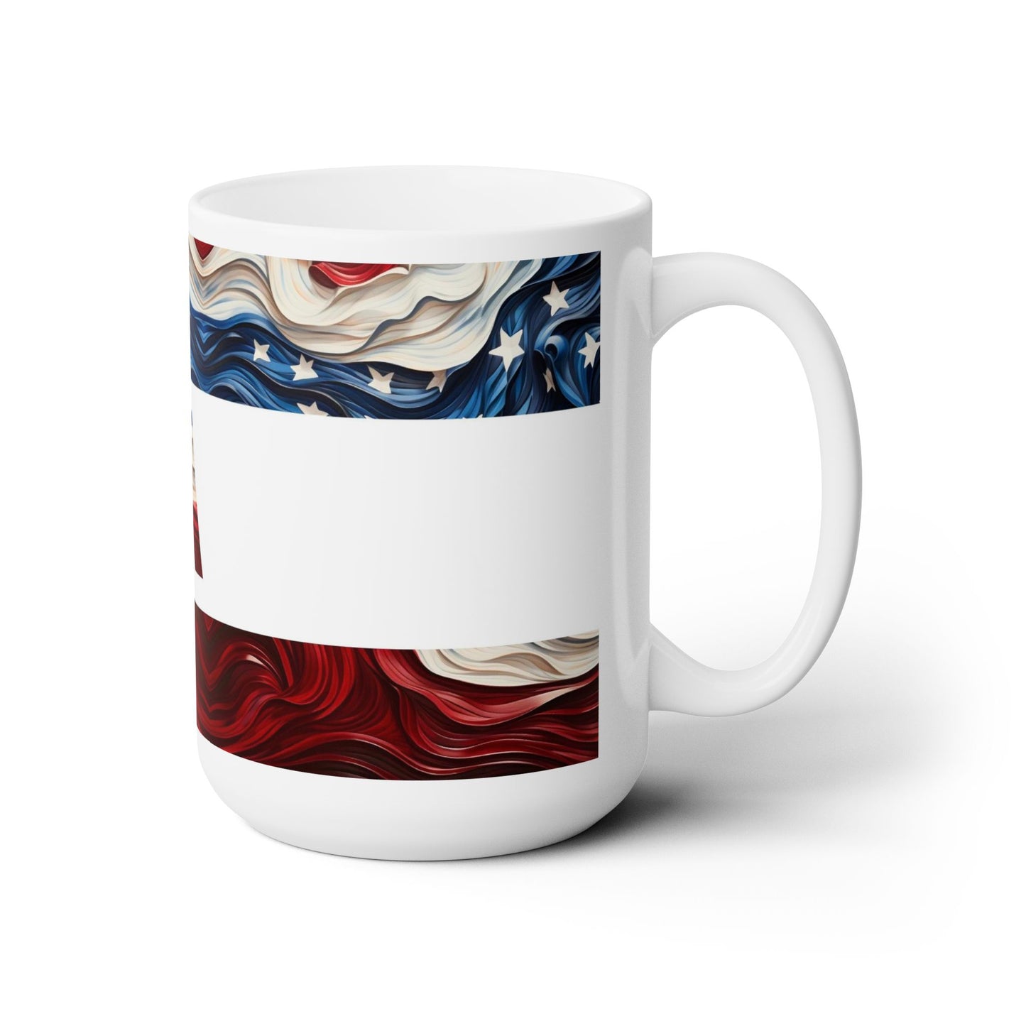 MAGA Flag Jumbo Ceramic Coffee Mug 15oz