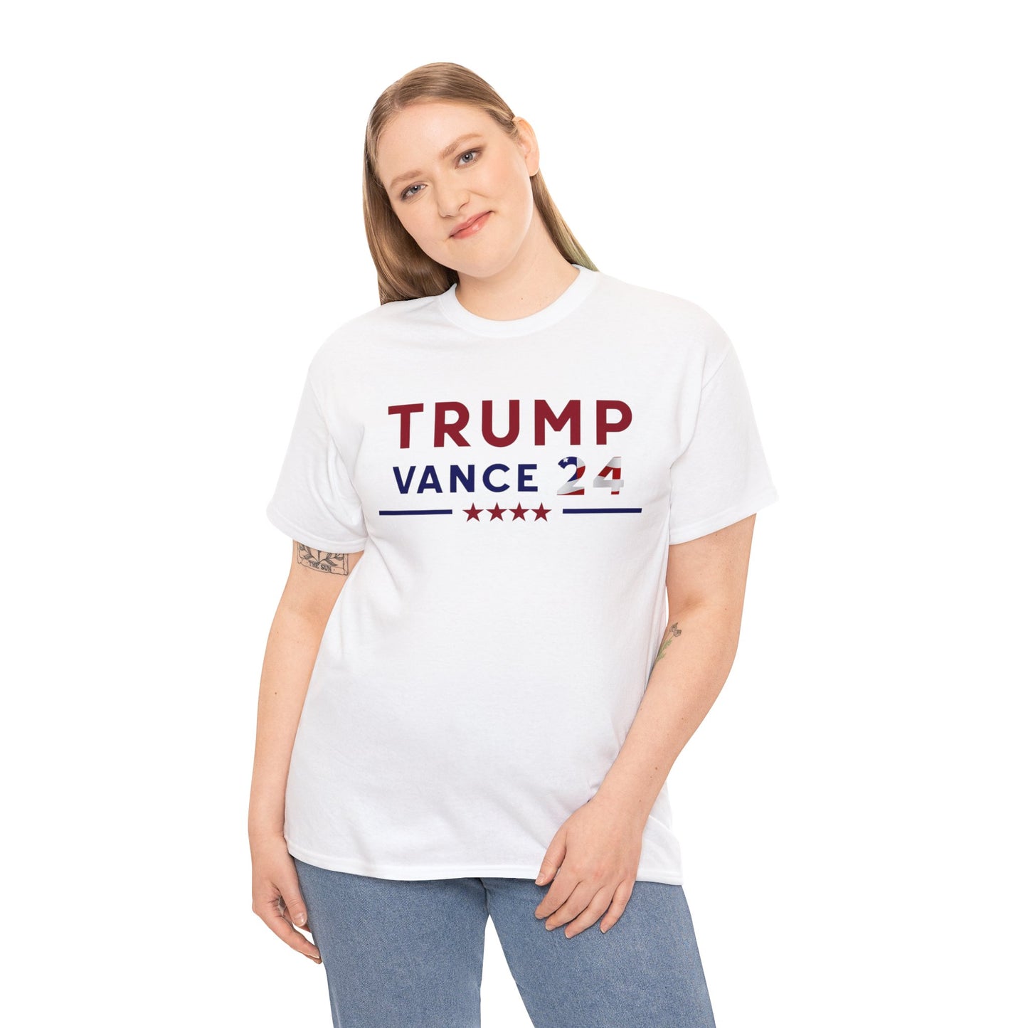 Trump Vance 24 MAGA Unisex Heavy Cotton Tee