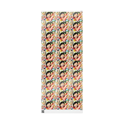 One Monkey Luffy Piece Anime Cartoon Birthday Gift Wrapping Papers