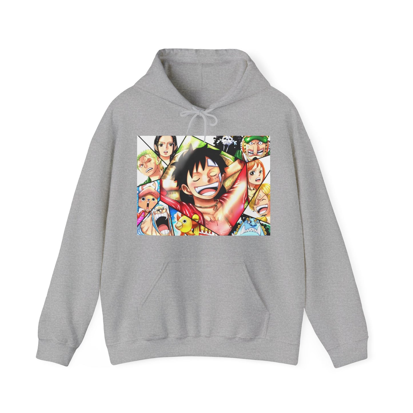 One Piece Monkey Luffy Jimbei Nico Nami Unisex Heavy Blend Hooded Sweatshirt