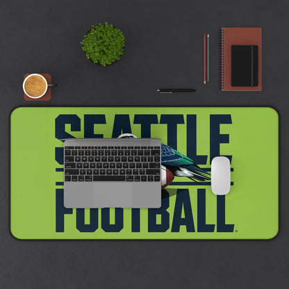 Seattle Football High Definition Print Non Slip Desk Mat Office Home Mouse Pad Sports Fan Gift Ultra Smooth Surface Rubber Backing