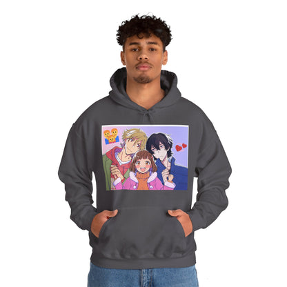 Buddy Daddies Anime Cartoon Unisex Heavy Blend Hooded Sweatshirt