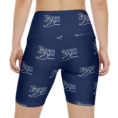 Tampa Bay Rays MLB Baseball Women's Workout Bike Comfy Shorts