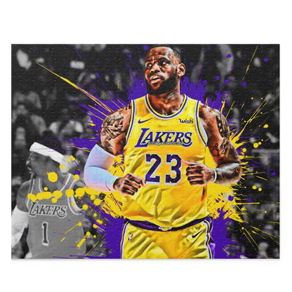 LeBron James 252 or 500 Piece Puzzle Basketball Lakers NBA