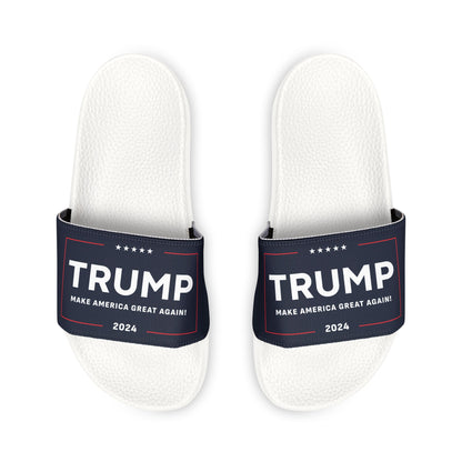 Men's MAGA Make America Great Again 2024 Comfy PU Slide Sandals