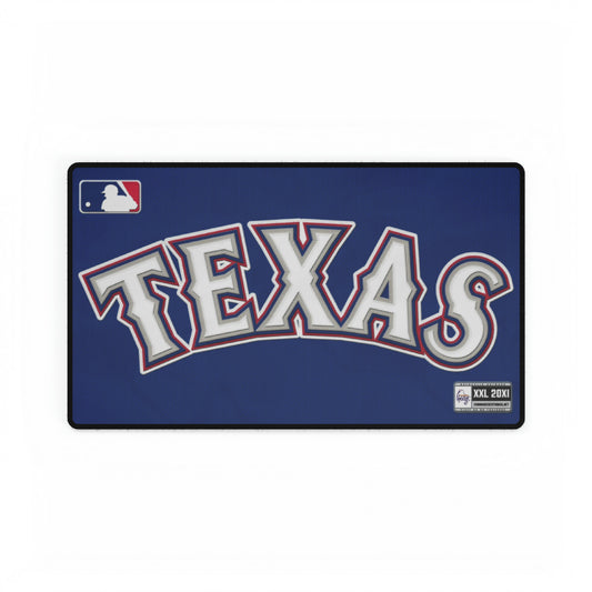 Texas Rangers Jersey look MLB Baseball High Definition Desk Mat Mousepad