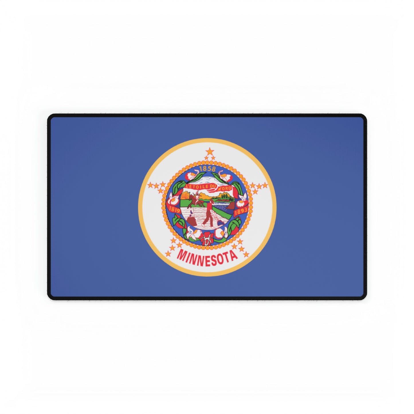 The ORIGINAL Minnesota State Flag Don't Change our flag Desk Mats