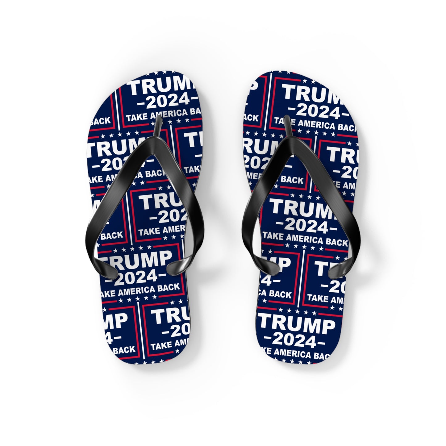 Trump Take America Back Comfy Summer Beach Unisex Flip Flops