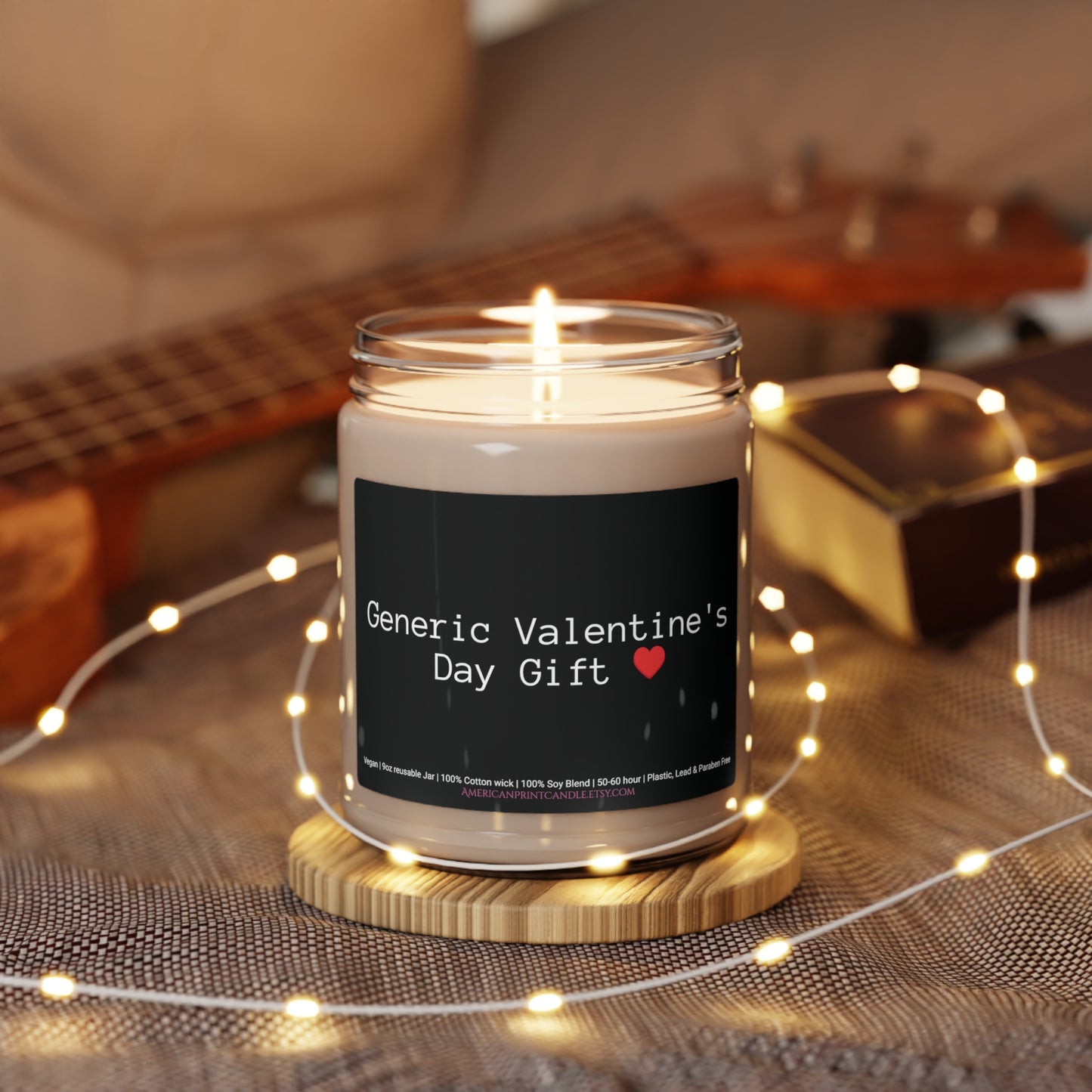 The Original Generic Valentine's Day Gift Scented Soy Candle 9oz Funny Gag