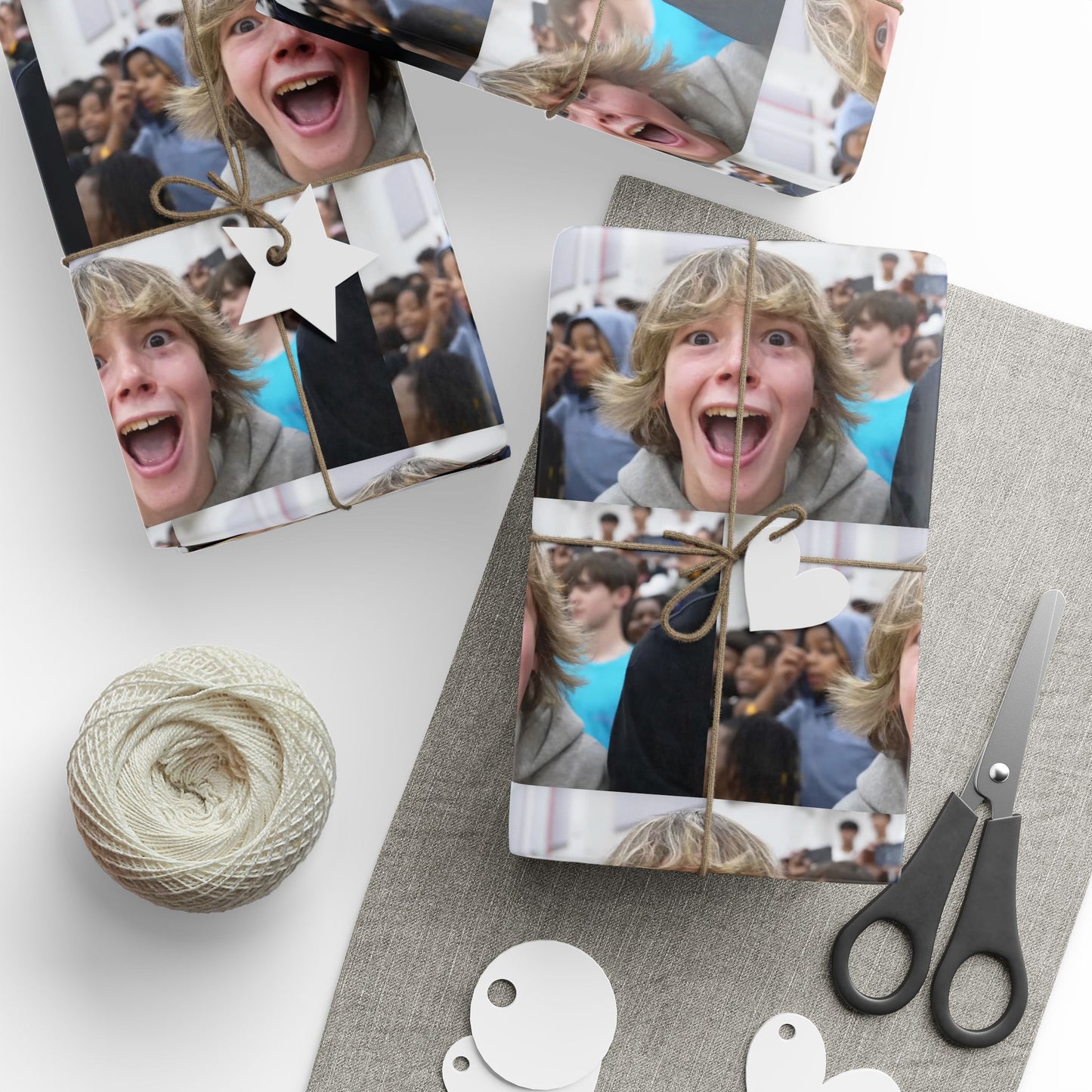 67 Kid Meme Funny Rizz Wrapping Papers - Christmas Santa Cartoon Funny Meme, Gift Wrap, Theme, Holiday Gift Present