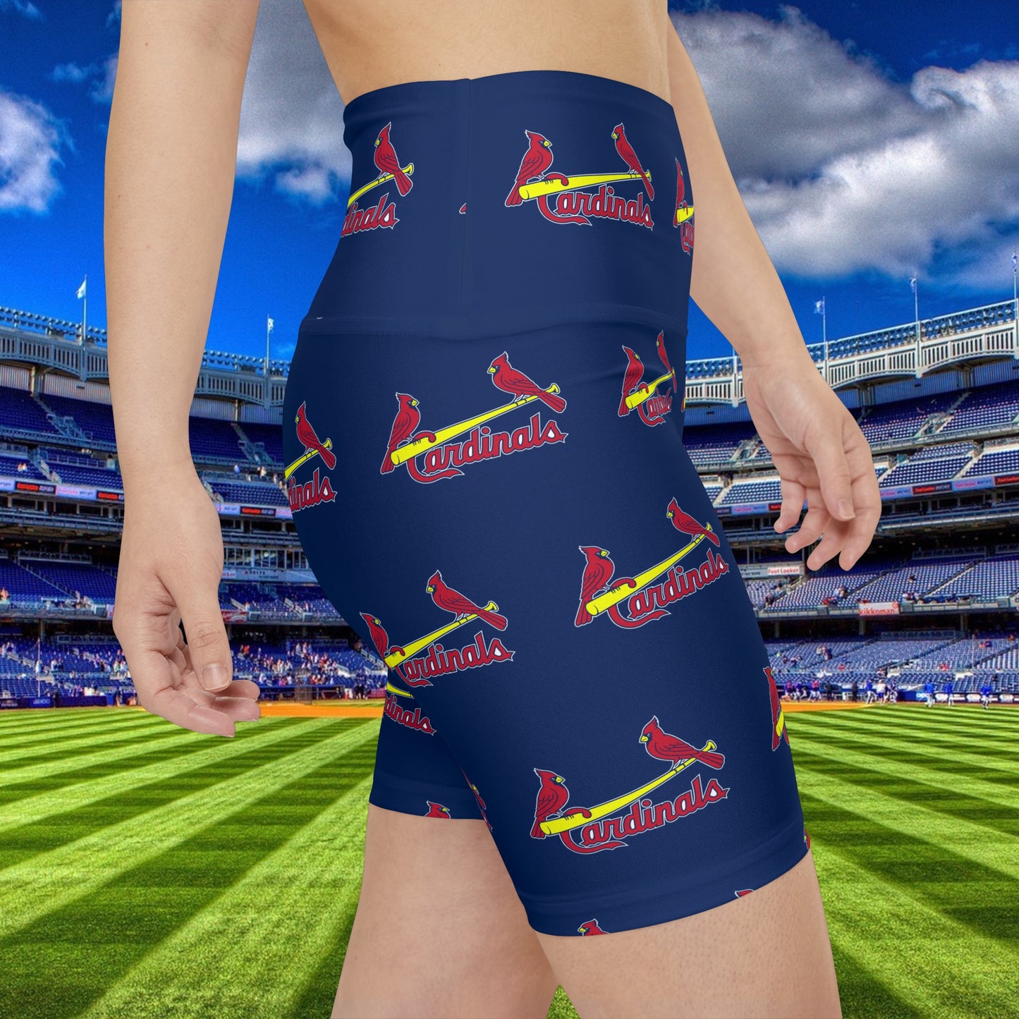 St. Louis Cardinals MLB Baseball Women's Workout Bike Comfy Shorts