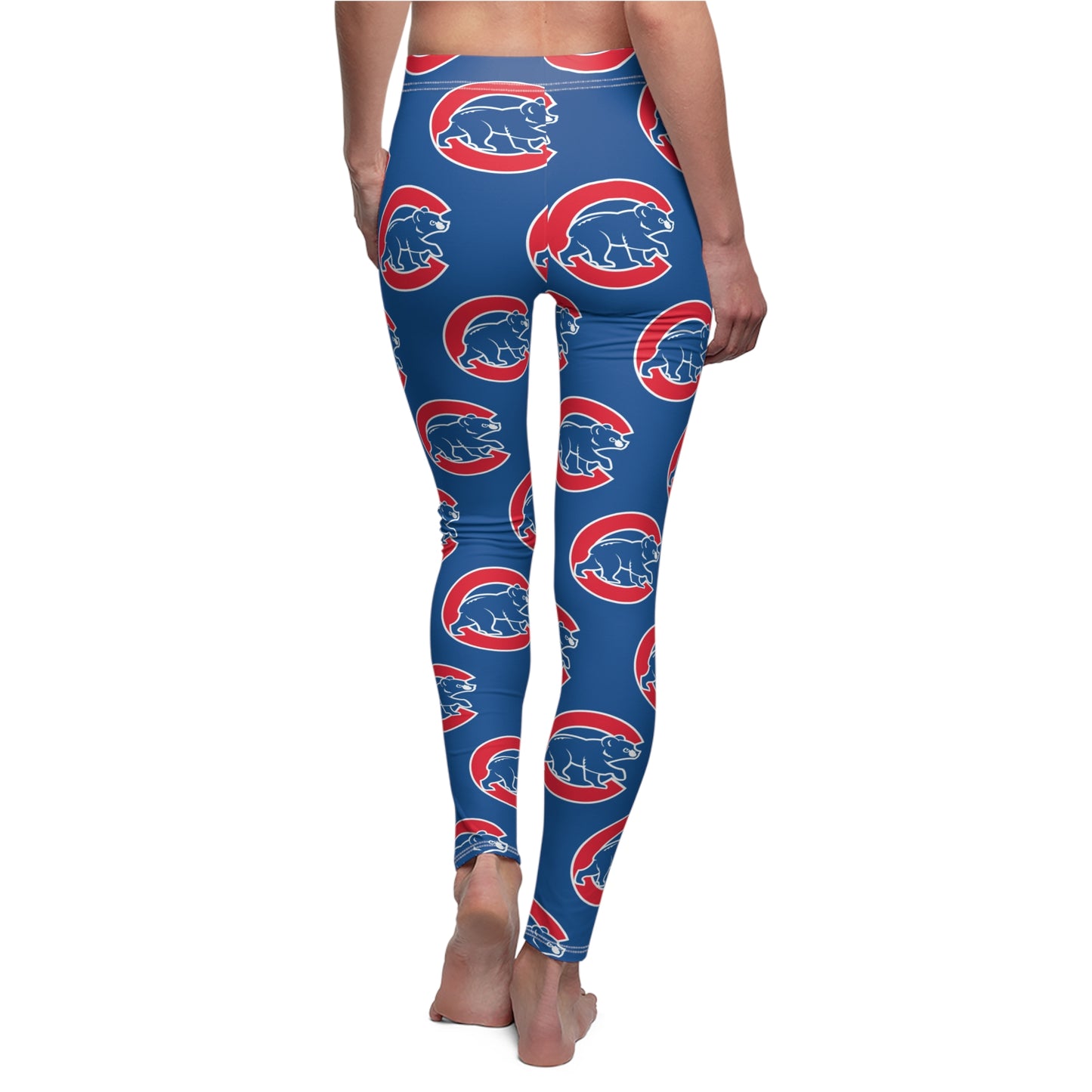 Chicago Cubs MLB Baseball Women's Casual Comfy Leggings