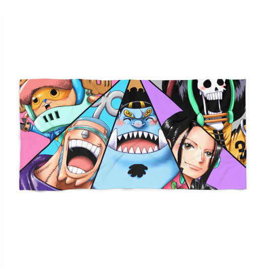 One Piece Anime Cartoon Pirat Jumbo Weiches Strandtuch New York