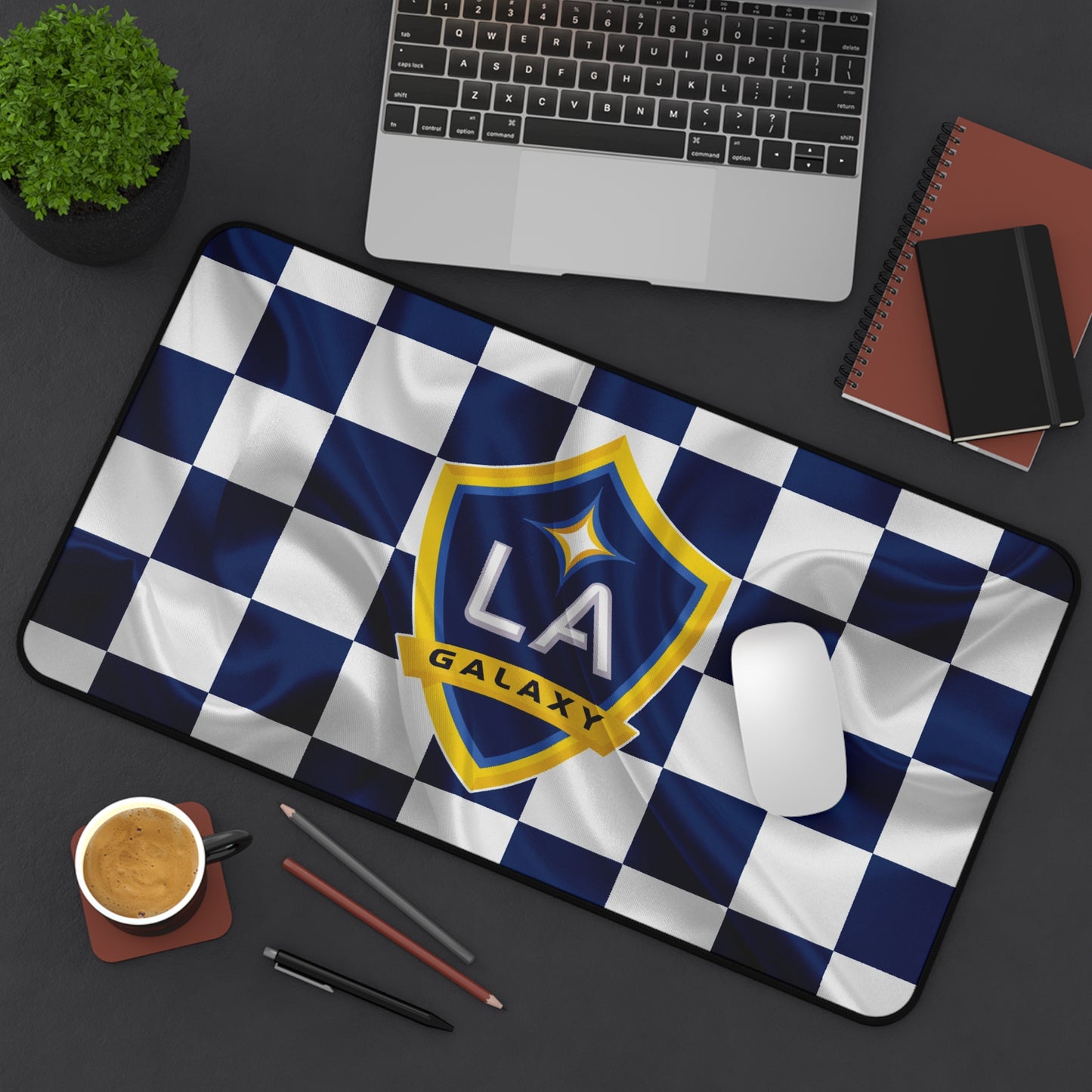 LA Galaxy MLS Futbol Soccer High Definition Desk Mat Mousepad