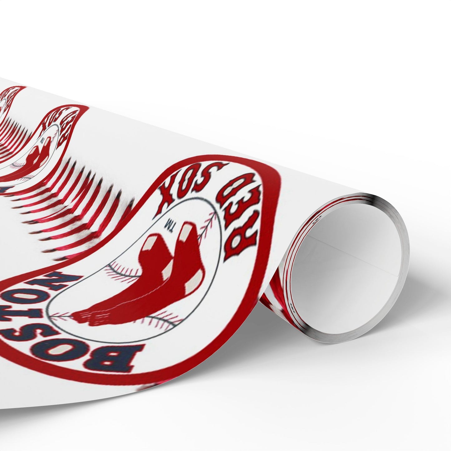 Boston Red Sox Baseball MLB Birthday Graduation Gift Wrapping Paper Holiday Xmas
