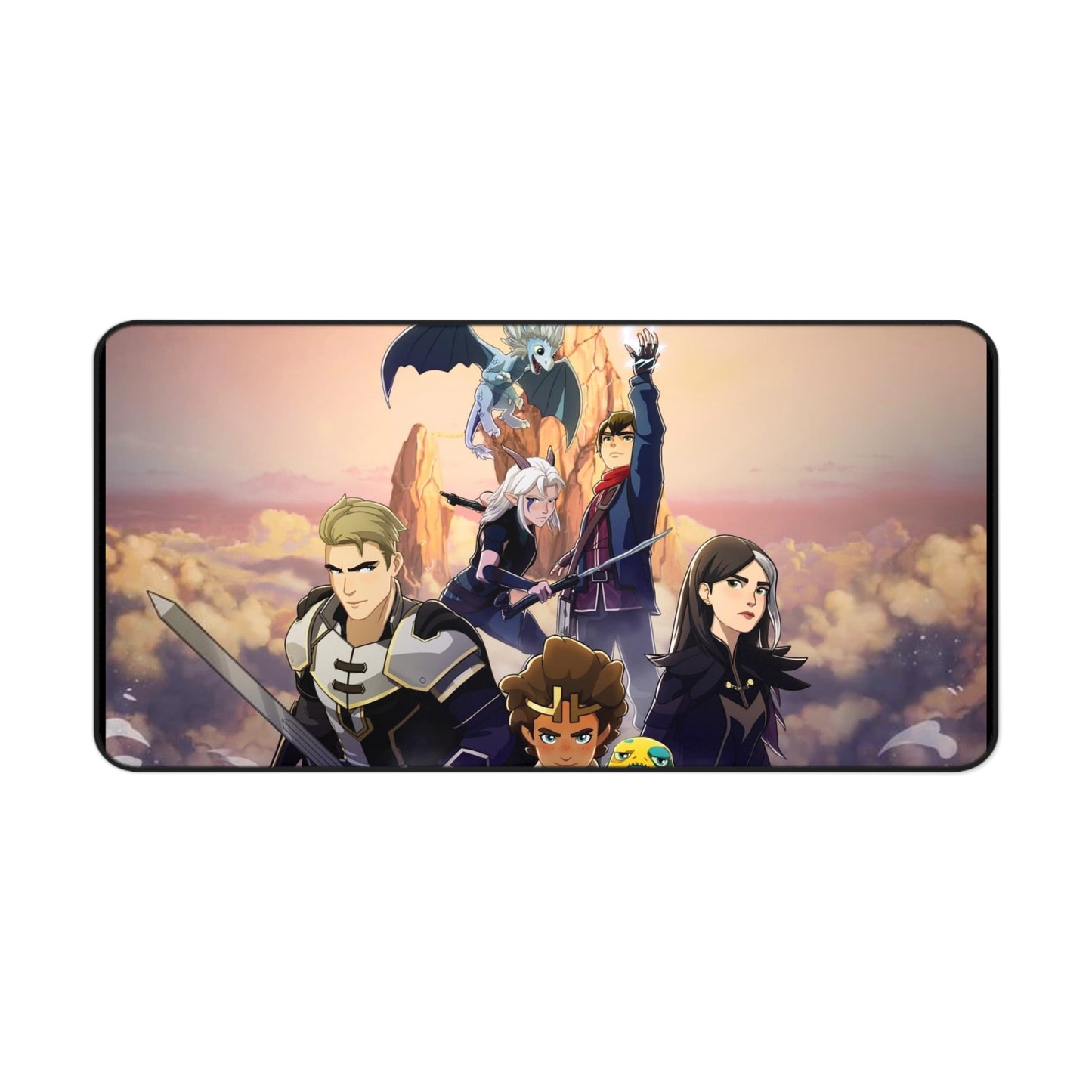 Dragon Prince cartoon PC PS High Definition Video Game Desk Mat Mousepad