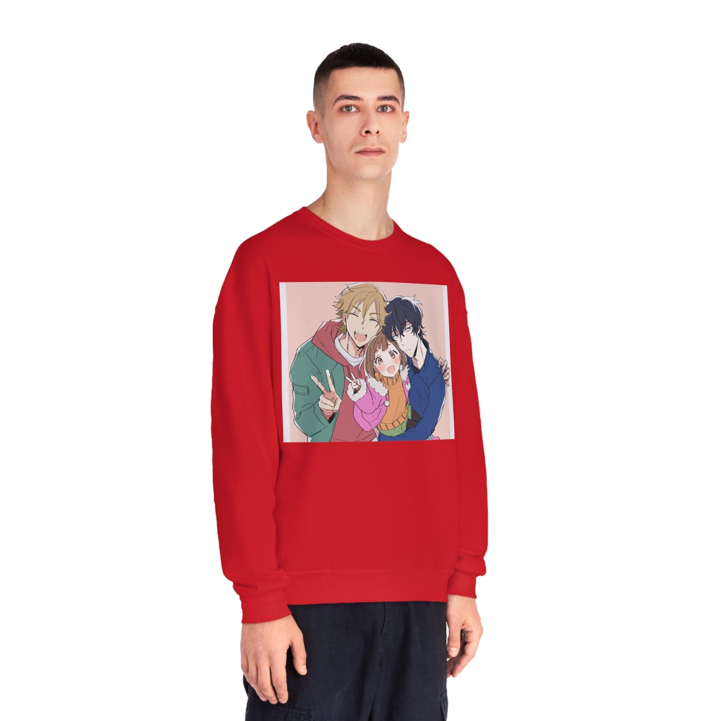 Buddy Daddies Anime Cartoon Unisex NuBlend® Crewneck Sweatshirt