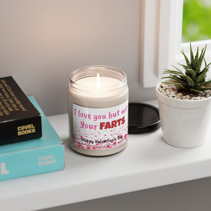 I love you but not your Farts Scented Soy Candle Valentine's Day 9oz gag gift