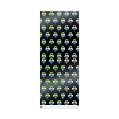 Seattle Sounders FC MLS Birthday Gift Wrapping Paper Soccer Holiday