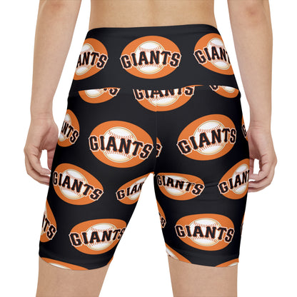 San Francisco Giants MLB Baseball Women's Workout Bike Comfy Shorts