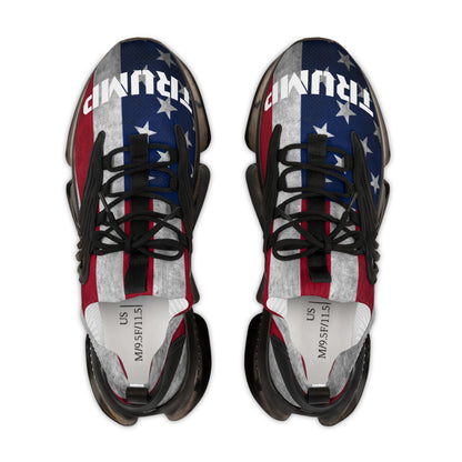 Trump American Flag Red White and Blue MAGA Men's Mesh Sneakers Shoes