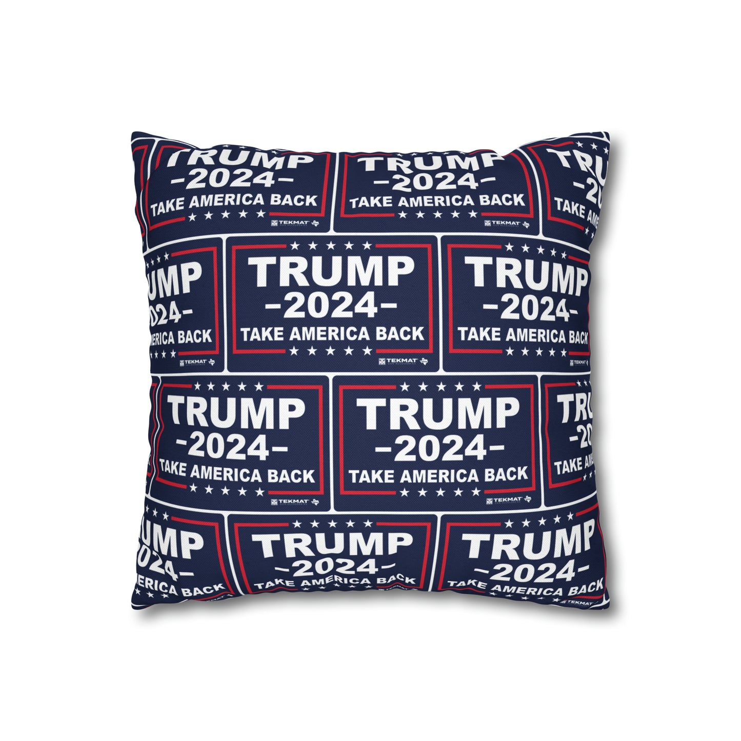 Trump 2024 Take America Back Blauer Kissenbezug