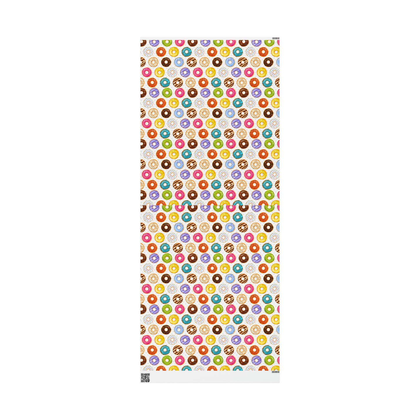 Donut Variety High Definition Happy Birthday Gift Present Holiday Wrapping Paper