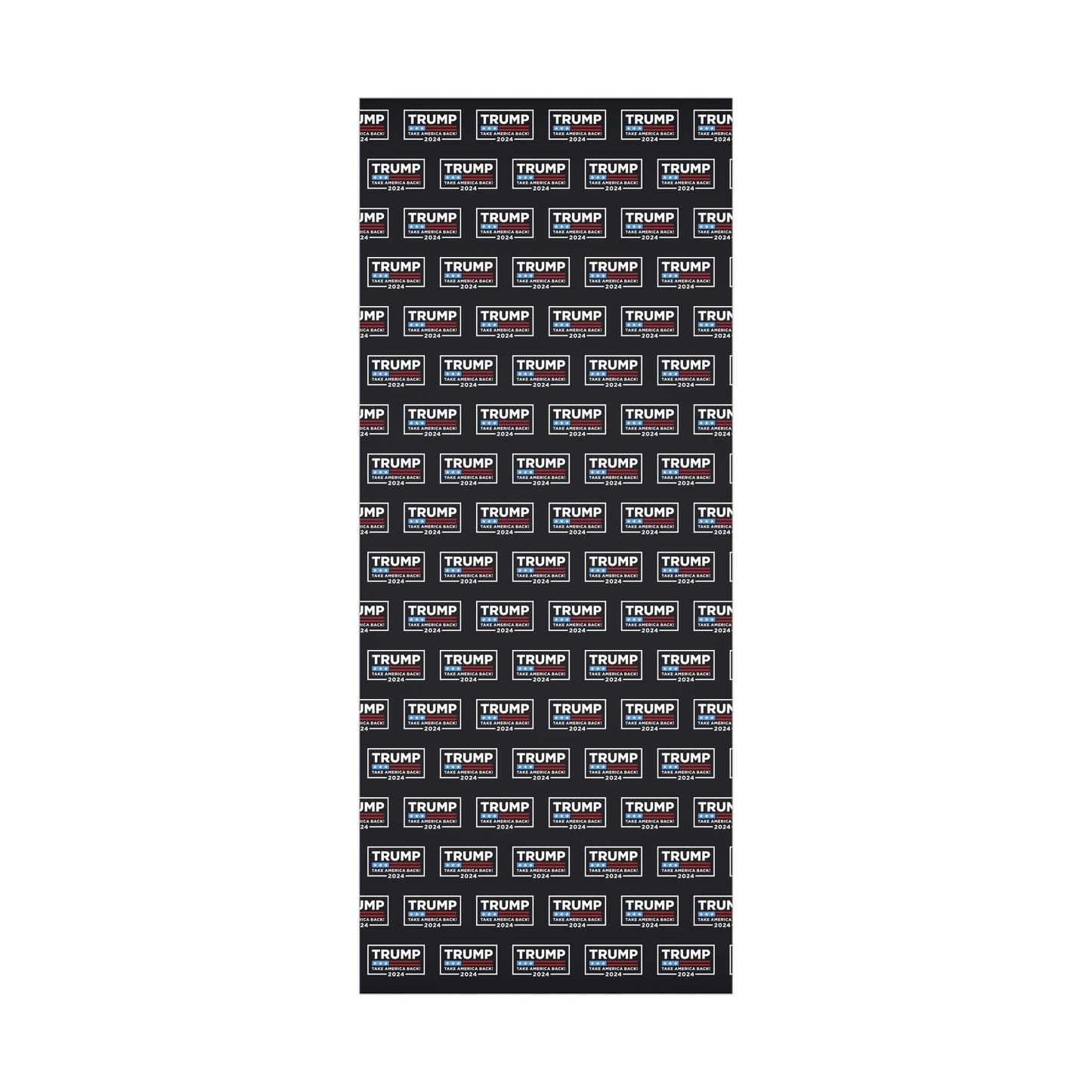 HD-Print Take America Back Trump Black Logo MAGA Holiday 2024 Gift Present Wrapping Papers