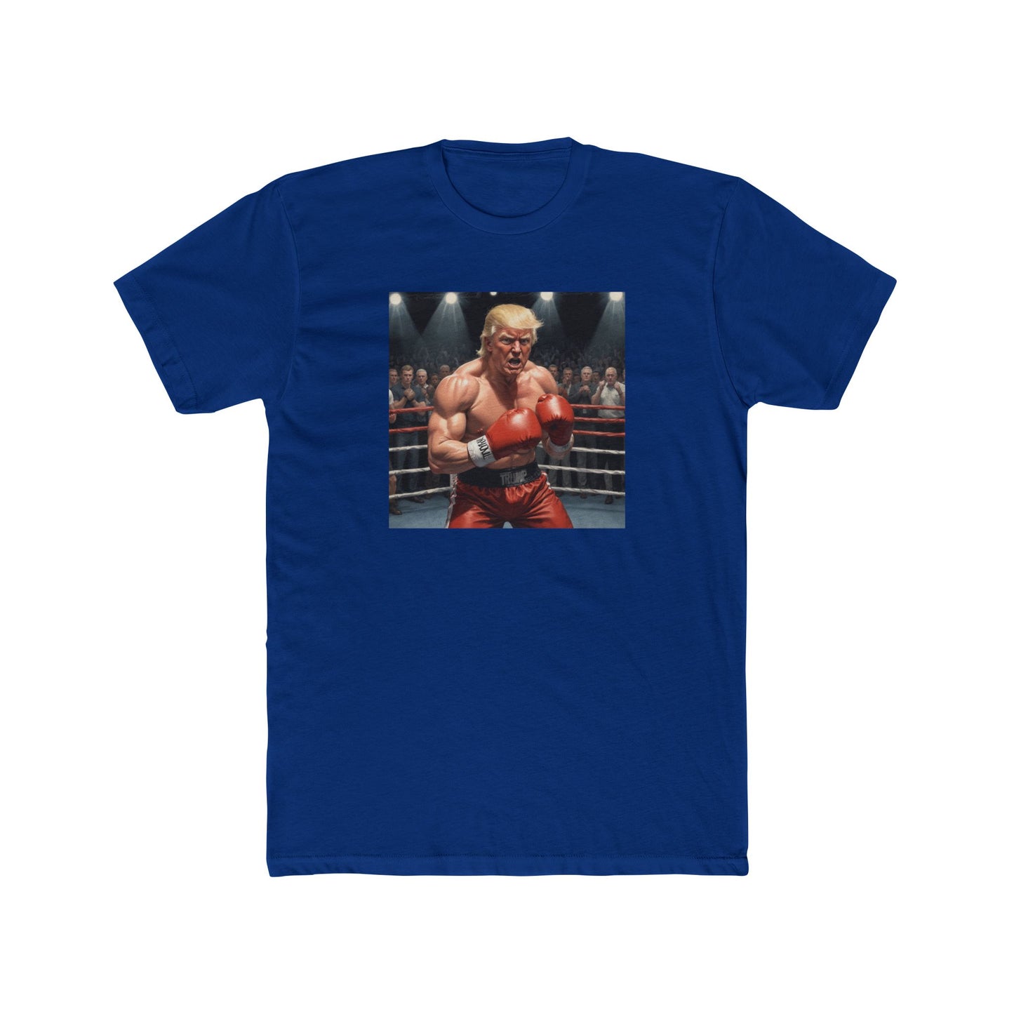 Trump the boxer Unisex Cotton Crew Tee