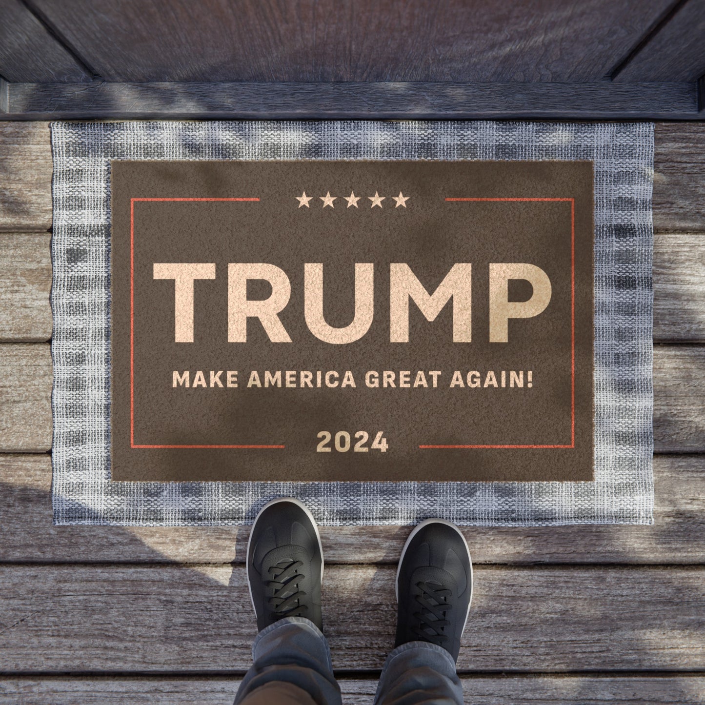 Trump MAGA Make America Great Again Outdoor Heavy Duty Shoe and Boot Welcome Doormat