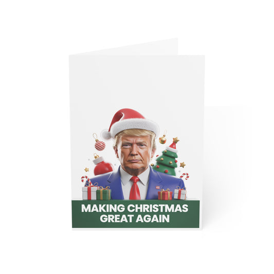 Making Christmas Great Again President Greeting Card